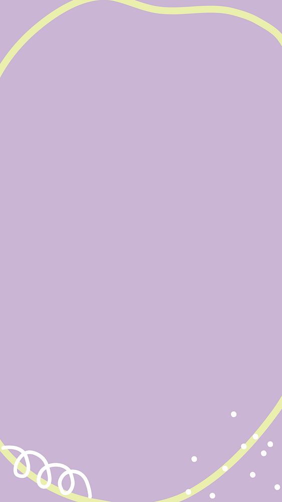 Pastel purple iPhone wallpaper, circle frame