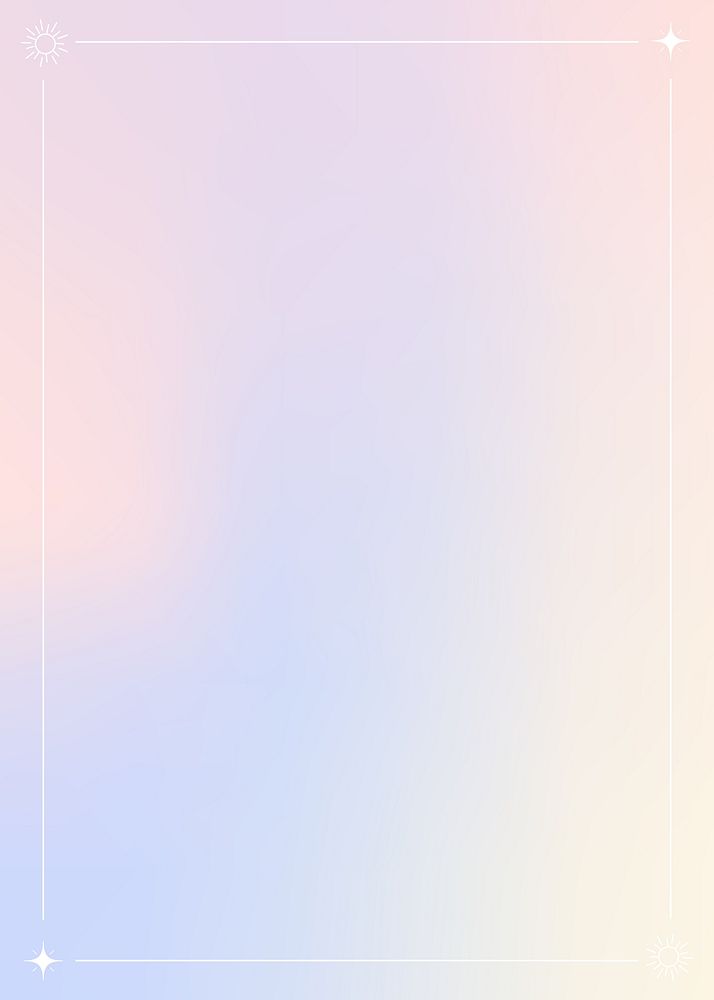 Pastel gradient background, aesthetic design
