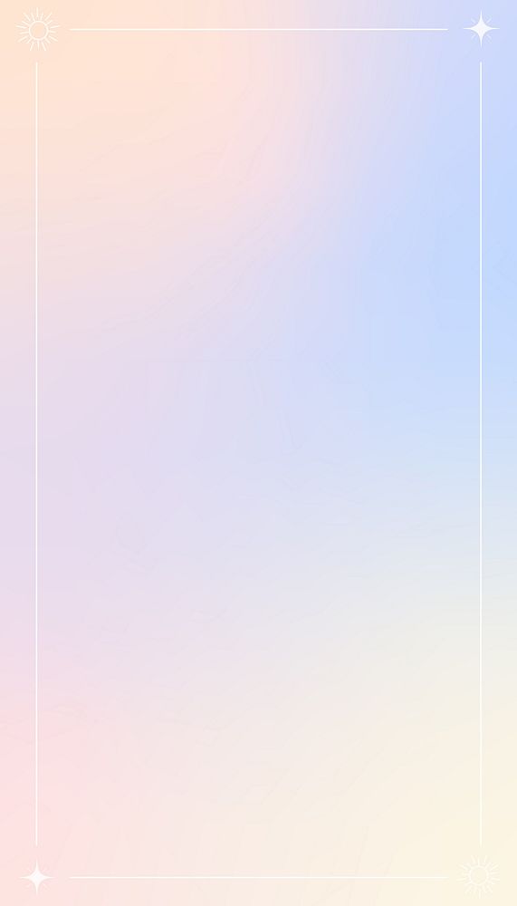 Pastel gradient iPhone wallpaper, aesthetic design