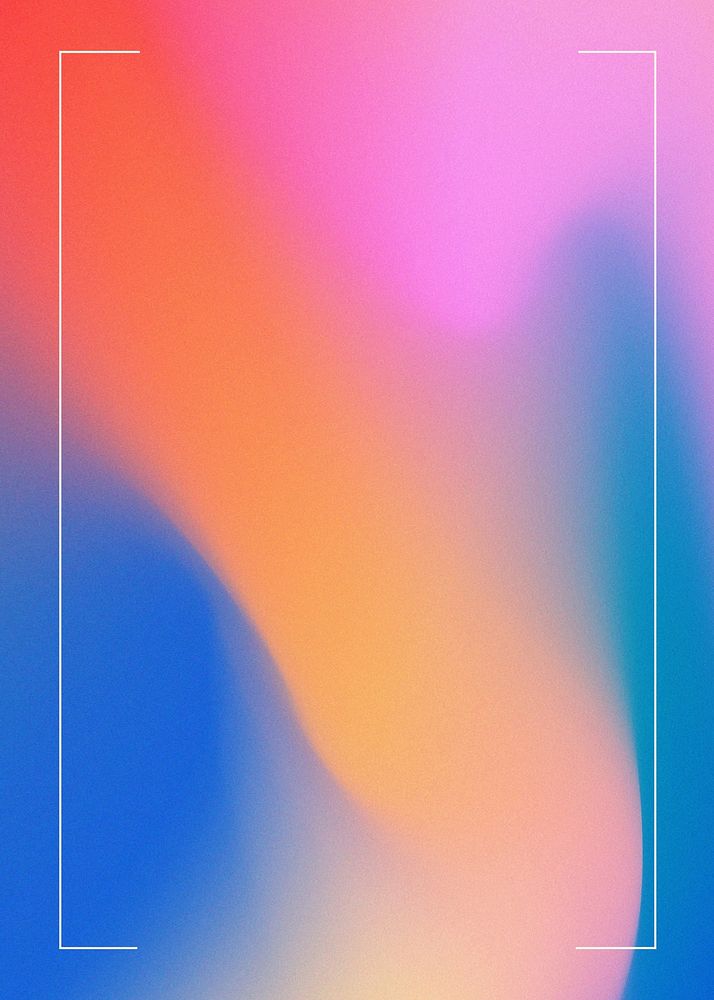 Colorful gradient frame background, aura aesthetic