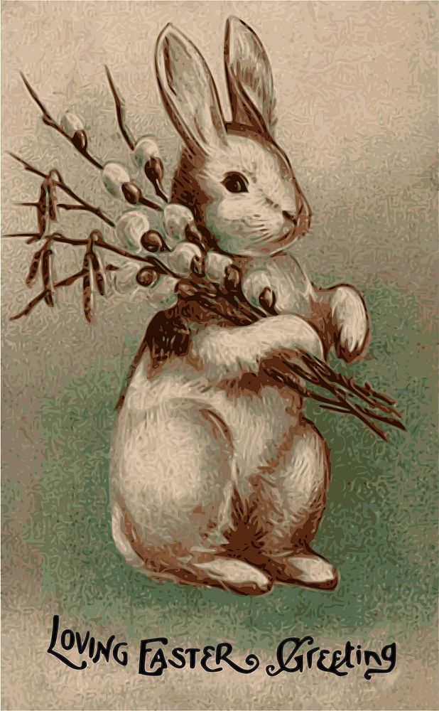Easter Bunny Greeting (1907)