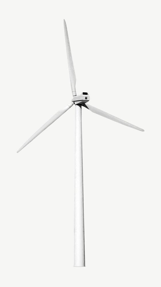 Wind turbines isolated graphic psd