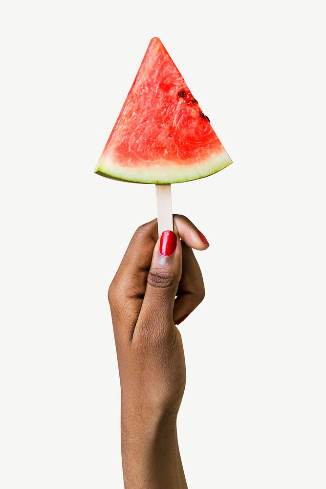 Watermelon slice graphic psd