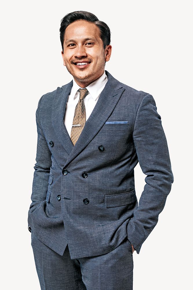 Asian businessman isolated image