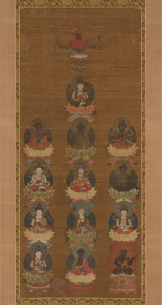 Mandala of the Thirteen Buddhas (Jusan butsu mandara)