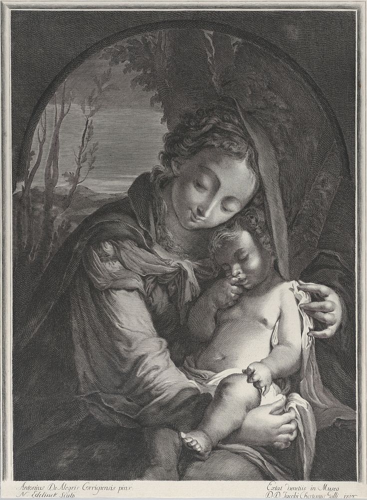 Virgin with the sleeping Christ child