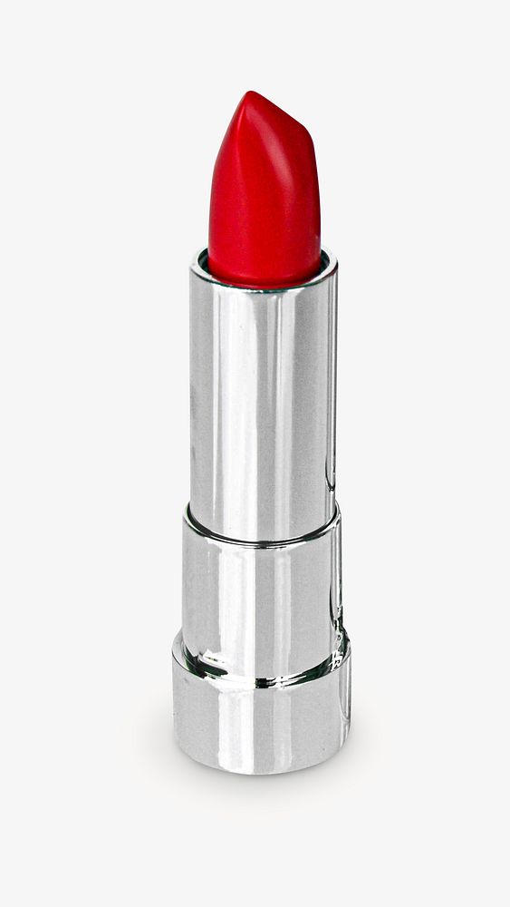 Red lipstick isolated image on white