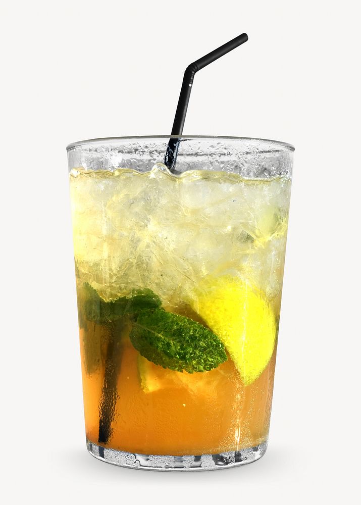 Lemonade glass isolated design