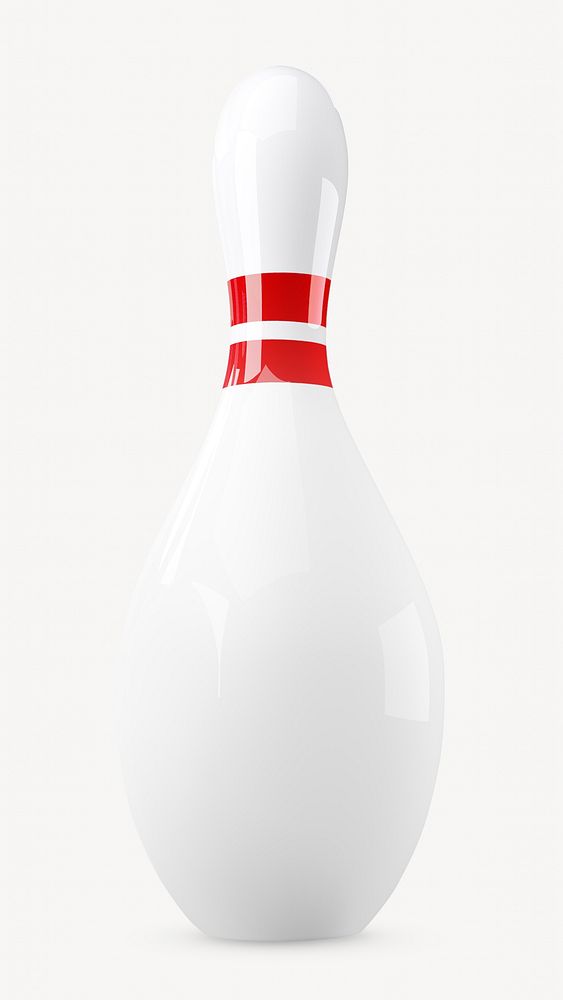 Bowling pin collage element