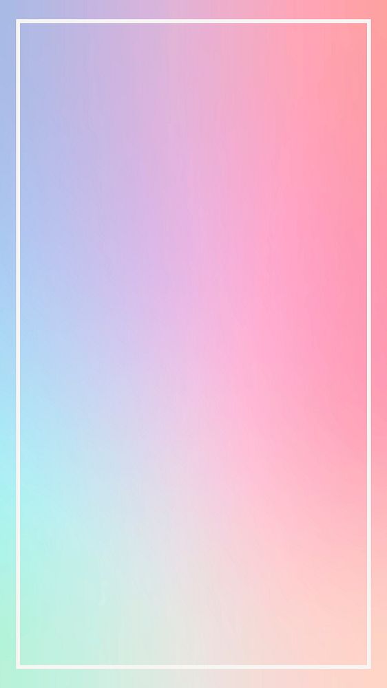 Pink gradient frame iPhone wallpaper