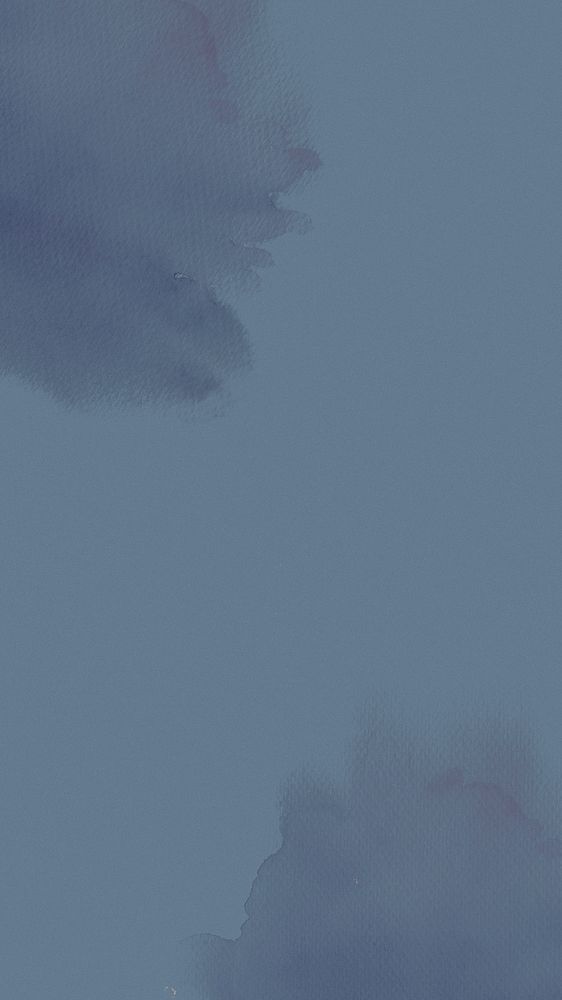 Blue watercolor iPhone wallpaper Free Photo rawpixel