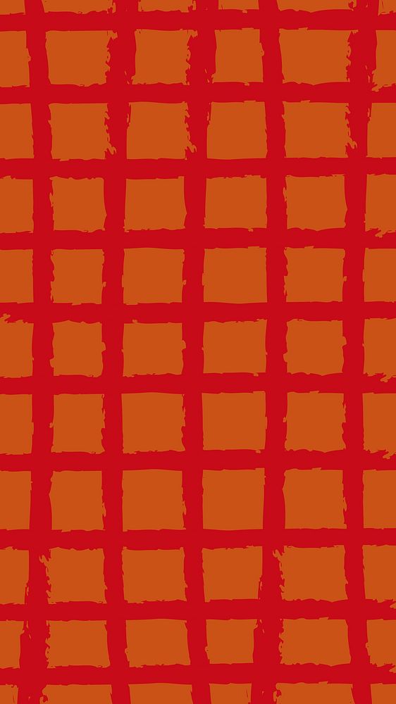Red grid iPhone wallpaper 