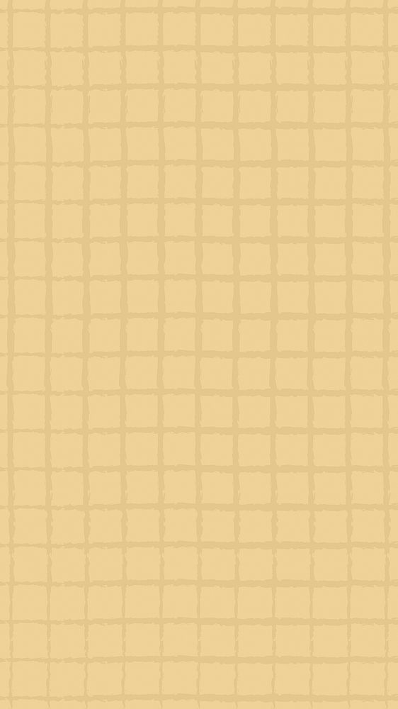 Yellow grid pattern mobile wallpaper