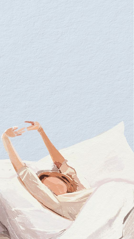 Relaxing morning   iPhone wallpaper, minimal room illustration