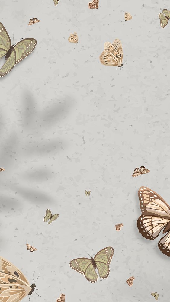 Beautiful butterfly nature phone wallpaper | Premium Photo - rawpixel