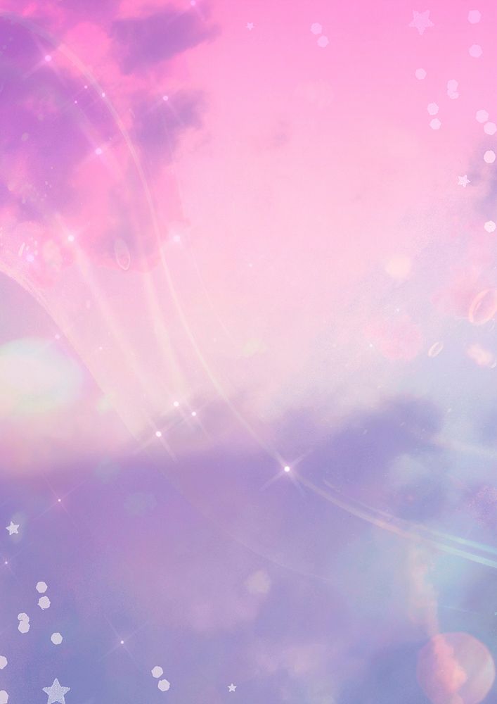 Aesthetic purple sky background, star | Free Photo - rawpixel