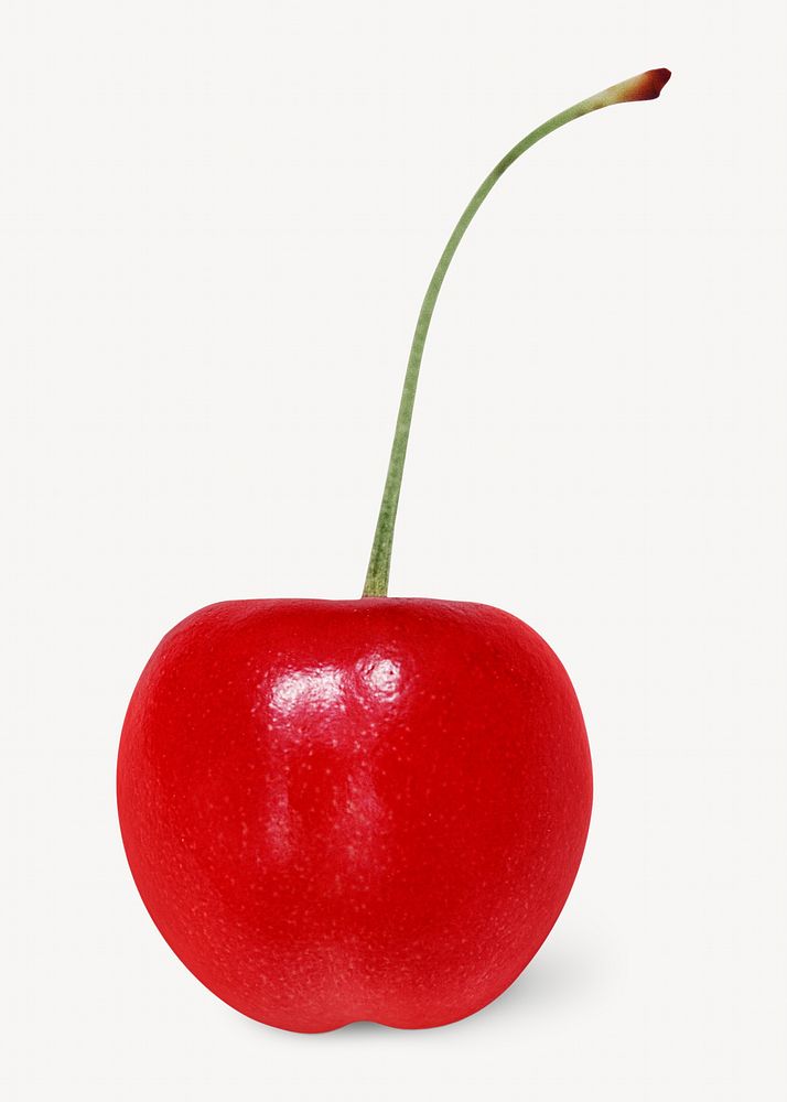 Cherry image on white design