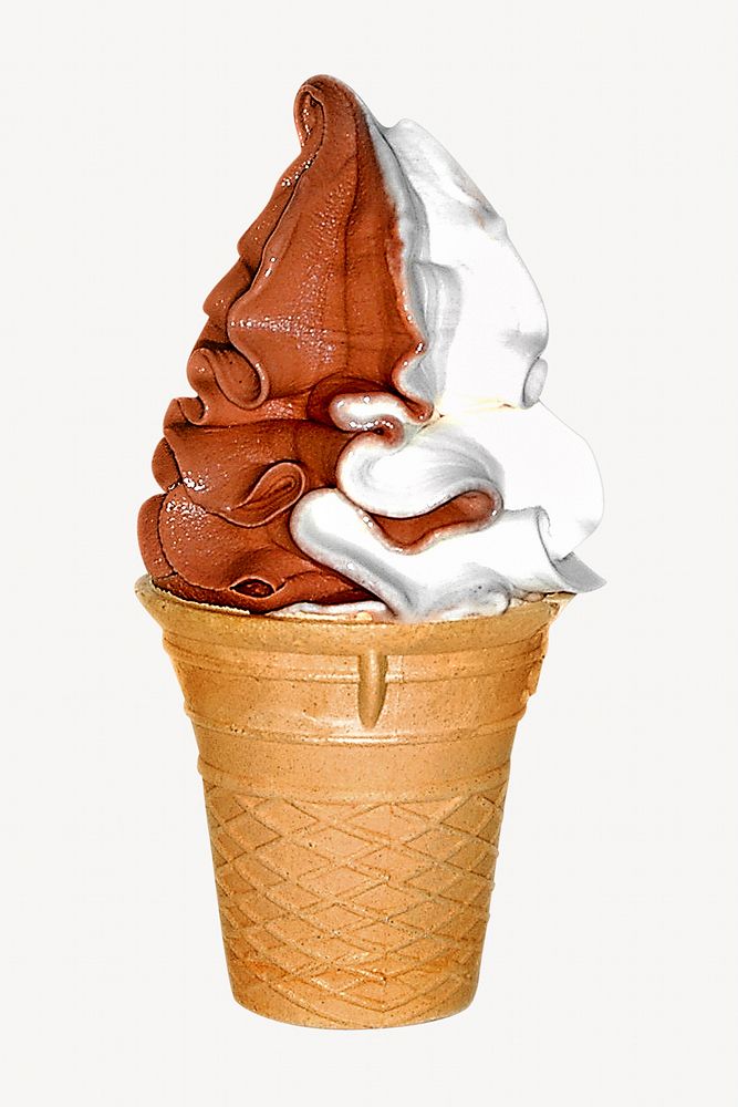 Ice cream cone Isolated image