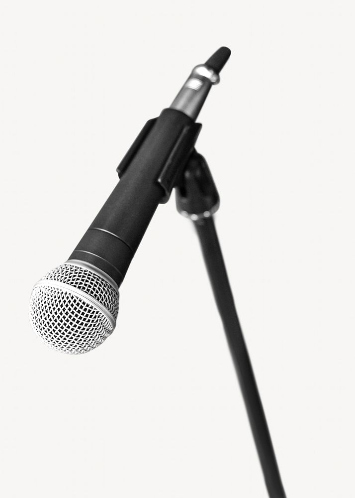 Microphone isolated image