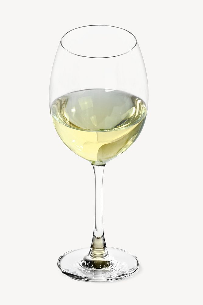 White wine isolated image