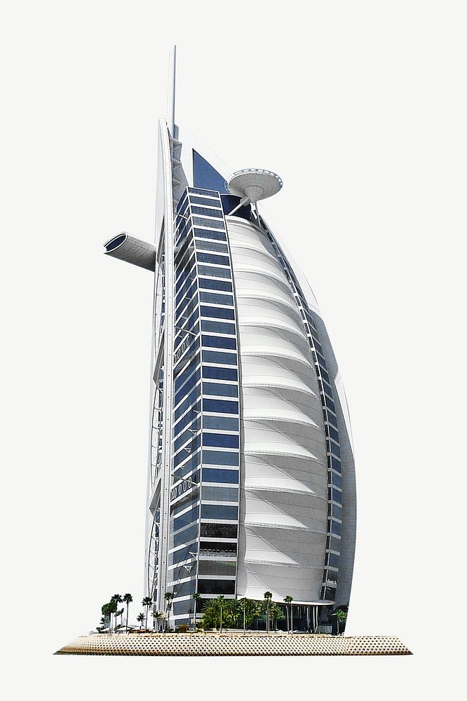 Burj Al Arab collage element psd