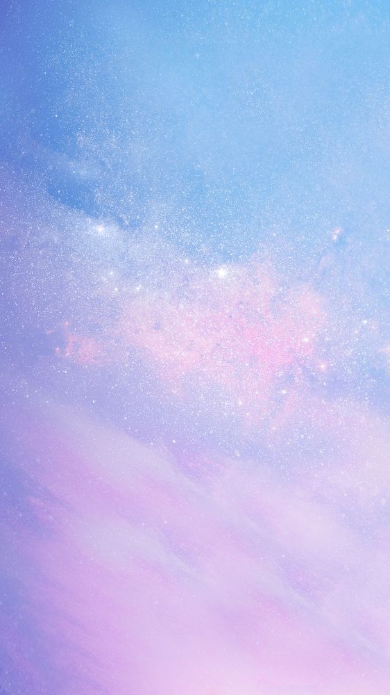 Aesthetic pastel galaxy iPhone wallpaper