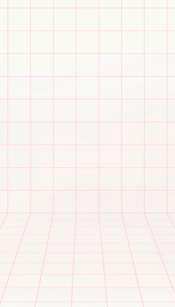 Pink grid patterned iPhone wallpaper