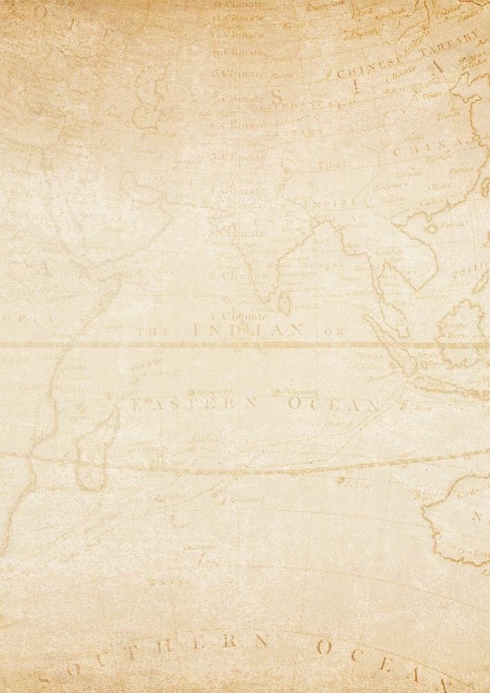 Vintage world map paper background
