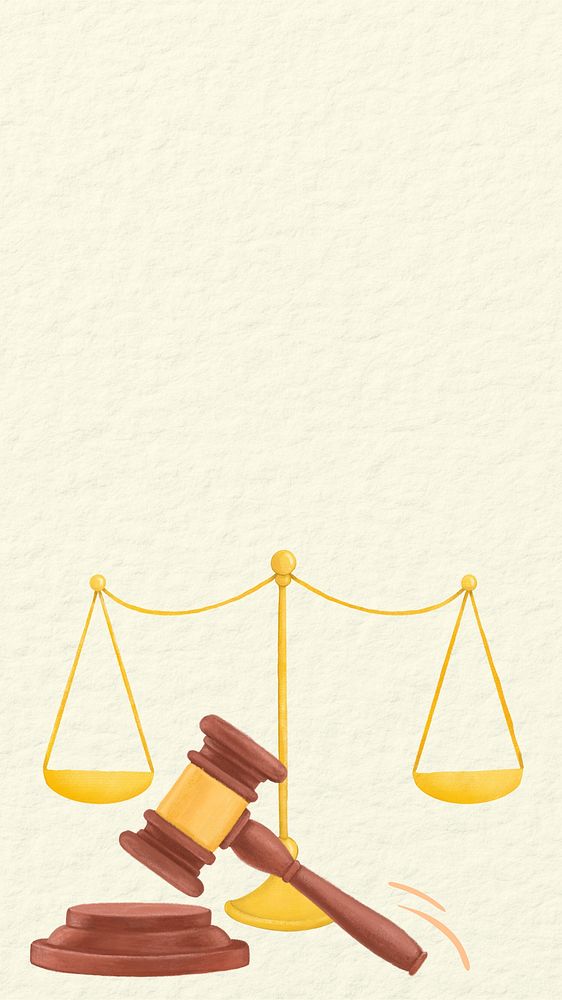 Court justice cream iPhone wallpaper