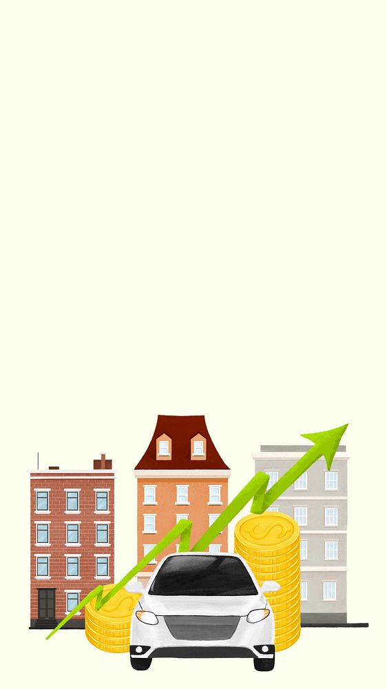 Property investment cream iPhone wallpaper