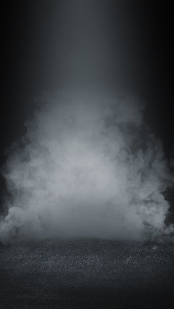 White smoke, black phone wallpaper