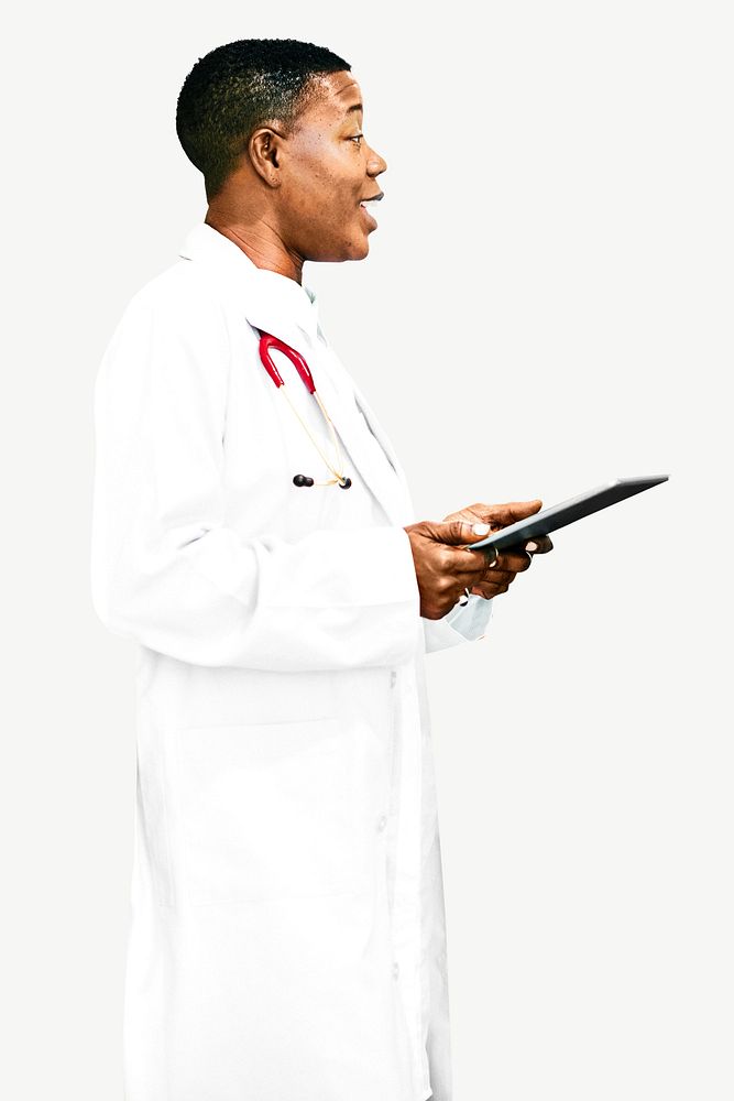 Doctor collage element psd