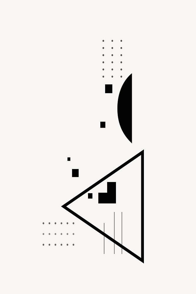 Abstract geometric memphis shapes vector