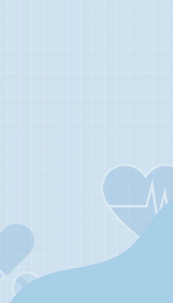 Blue healthcare grid mobile wallpaper