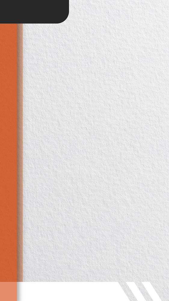 Orange & white professional phone wallpaper