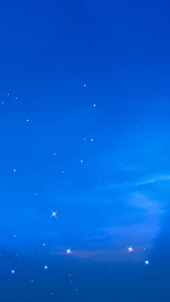 Starry night sky iPhone wallpaper