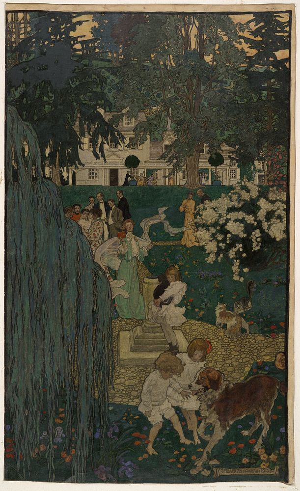 Life was made for love and cheer (1904) by Elizabeth Shippen Green Elliott