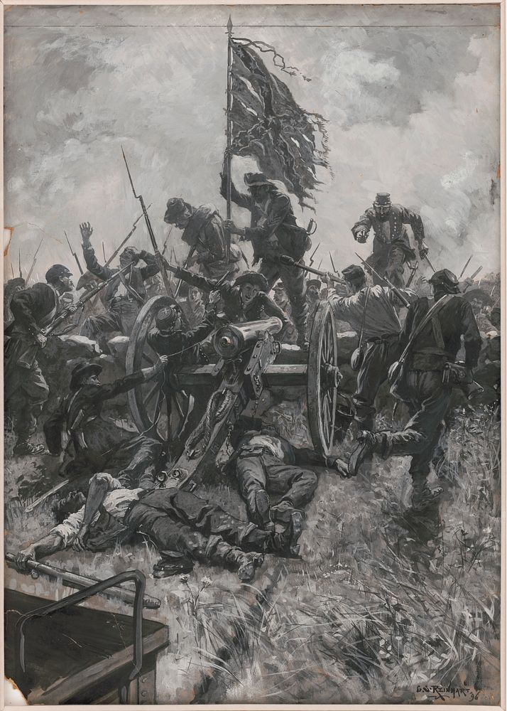 High tide at Gettysberg sic (1896) by Charles Stanley Reinhart