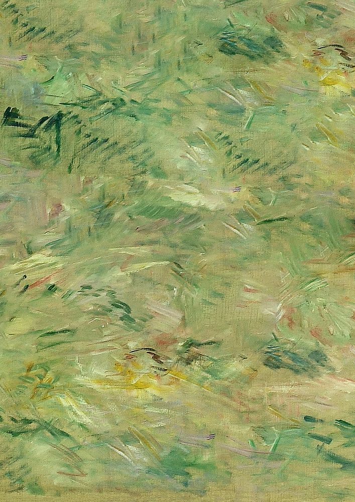 Abstract green impressionism art background. Remixed by rawpixel.
