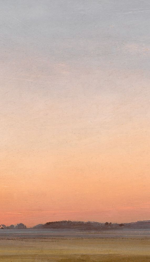 Abstract dusk landscape mobile wallpaper. Remixed by rawpixel.