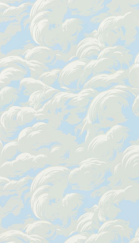 Abstract cloudy sky mobile wallpaper. Remixed by rawpixel.