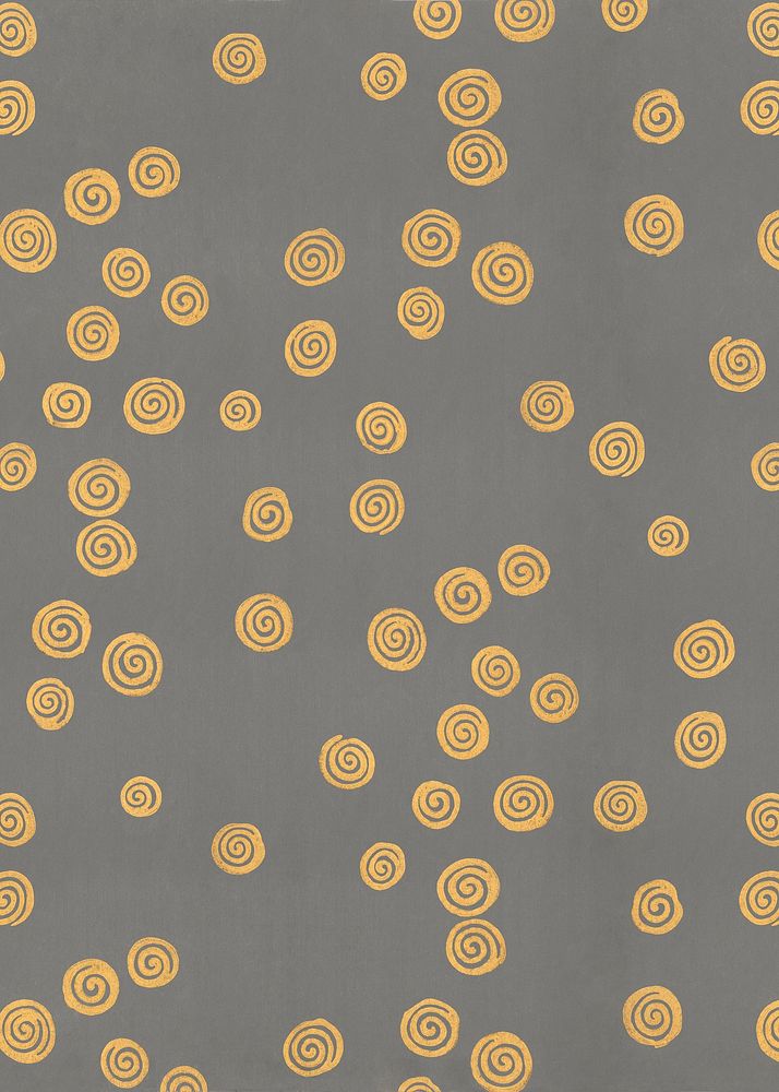 Yellow spiral pattern background. Remixed by rawpixel.