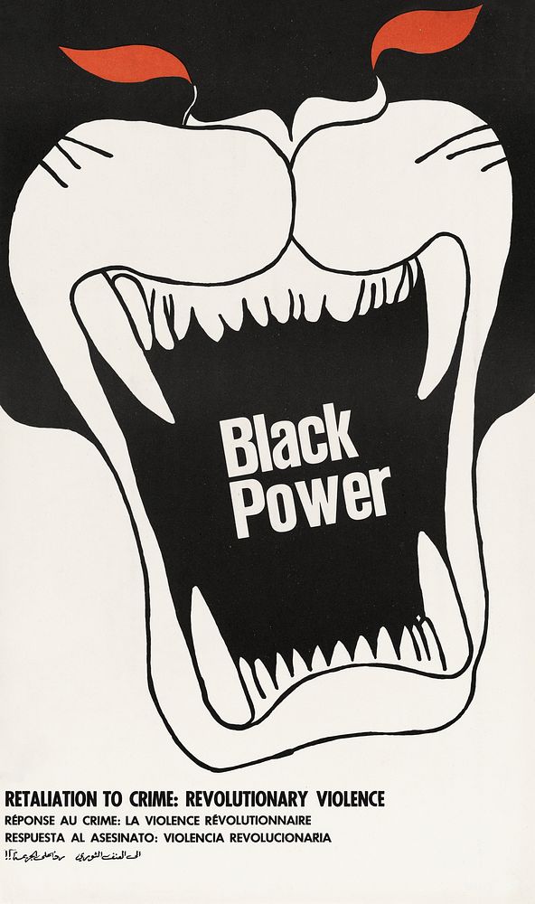 Black Power, chromolithograph art by Alfredo Rostgaard. Original public domain image from Smithsonian. Digitally enhanced by…