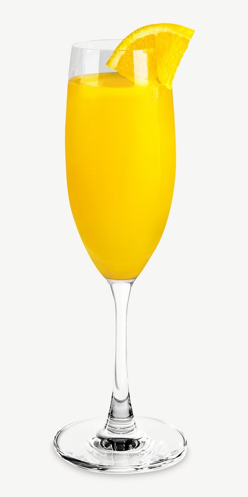 Mimosa cocktail, isolated design