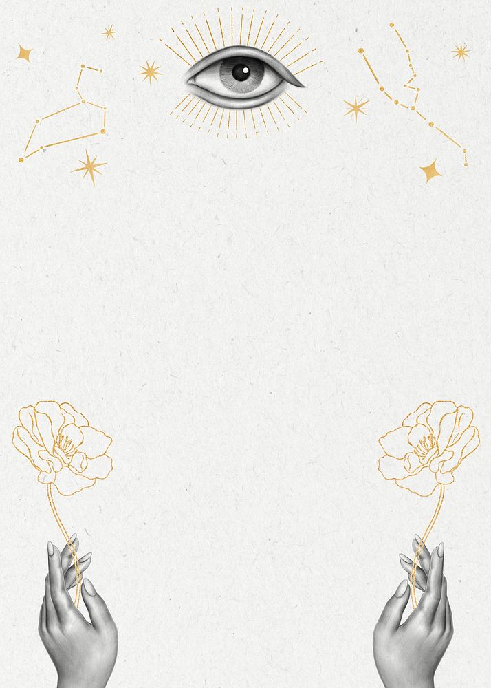 Third eye illustration, white background
