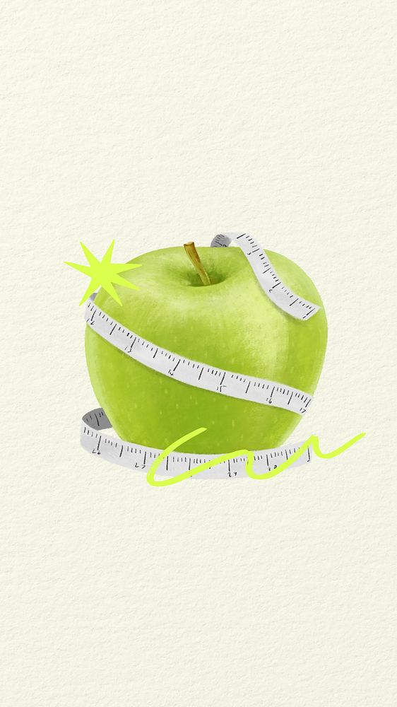 Weight loss green iPhone wallpaper
