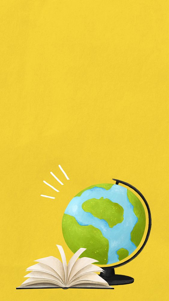 Study abroad yellow iPhone wallpaper