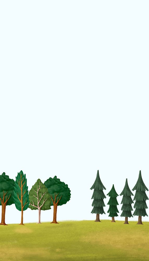 Tree environment iPhone wallpaper