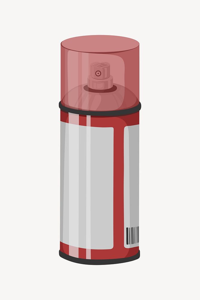Spray bottle object illustration