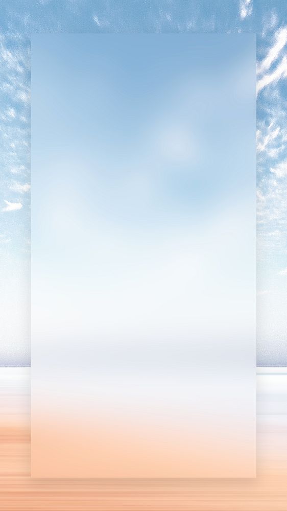 Blue sky frame iPhone wallpaper